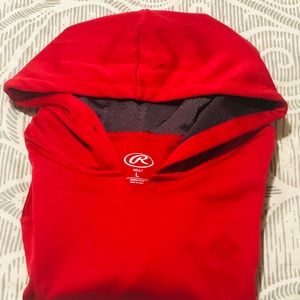 Red Rawlings hoodie / jacket.